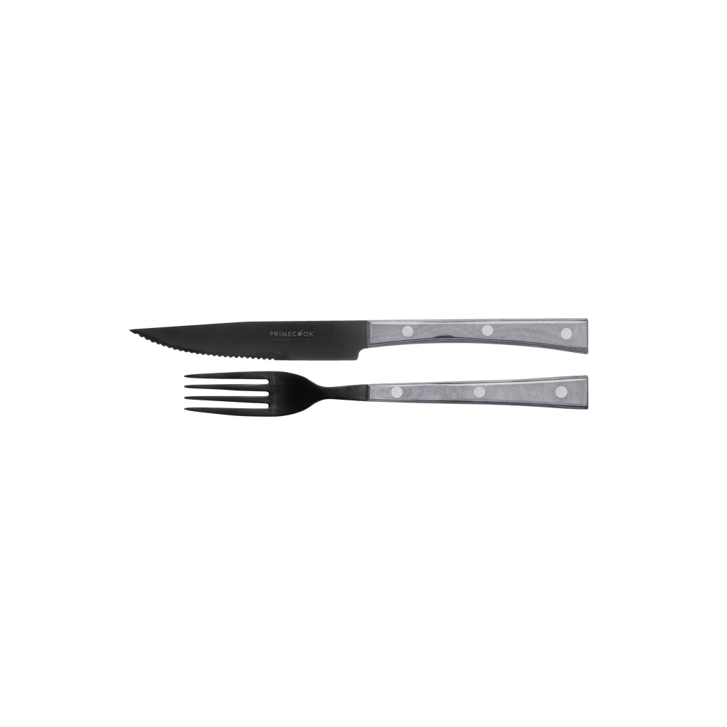 Fork and serrated knife set 13 cm, Online shop